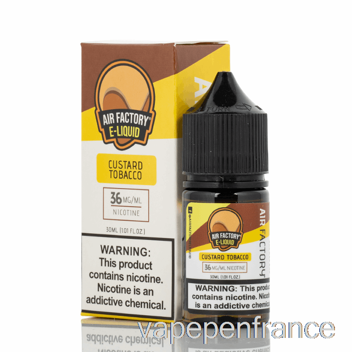 Tabac à La Crème - Sels D'usine D'air - Stylo Vape 30 Ml 18 Mg